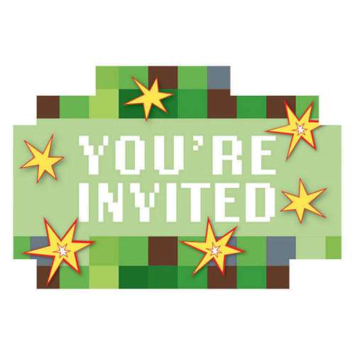 Minecraft Pixalated Invites